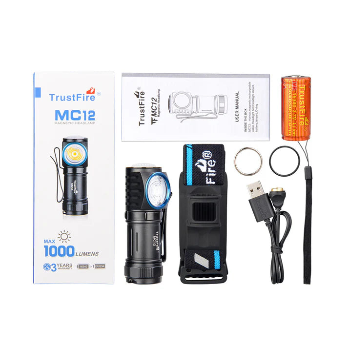 Rechargeable Headlamp LED flashlight