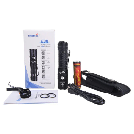 Rechargeable EDC Flashlight 1000 Lumens