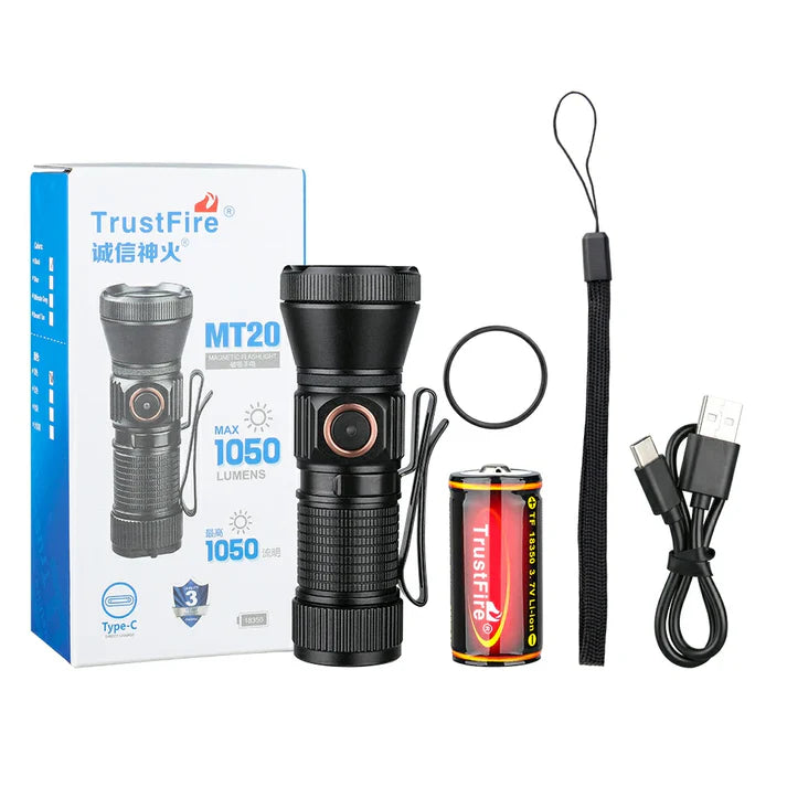 Rechargeable EDC Flashlight 1050 Lumens