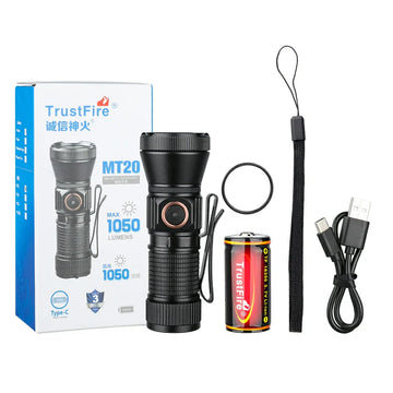 Rechargeable EDC Flashlight 1050 Lumens