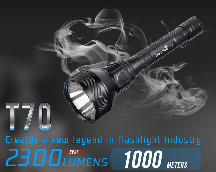TrustFire T70 Hunting Flashlight 2300 Lumens