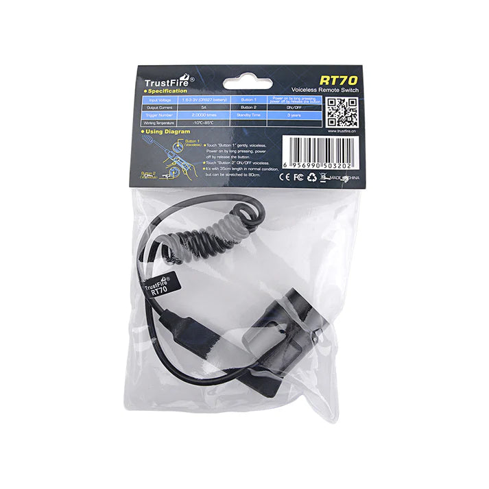Flashlight control switch Voiceless Remote Switch