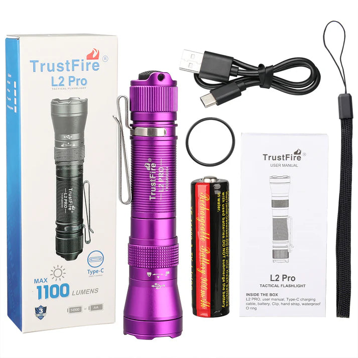 Tactical Flashlight 1050 Lumens