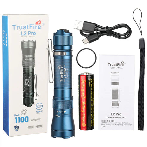 Tactical Flashlight 1050 Lumens