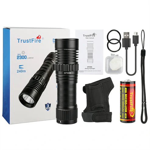 TrustFire DF006 Submersible Flashlight 2300 Lumens