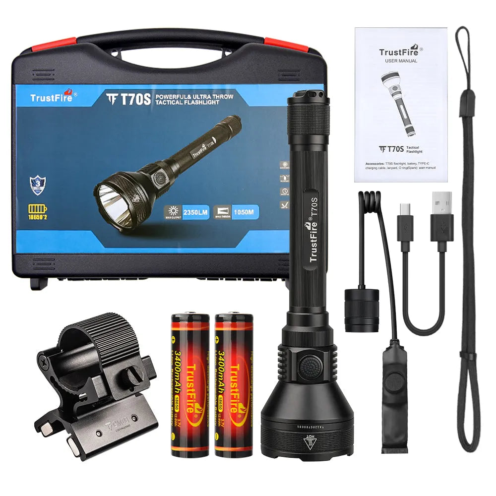T70S Multi-function Hunting Flashlight(GET 20% OFF AND A GIFT WITH YOUR PURCHASE)