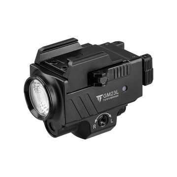 TRUSTFIRE GM23L 850 LUMEN RAIL MOUNT TYPE-C RECHARGEABLE TACTICAL FLASHLIGHT WITH GREEN SIGHT LASER