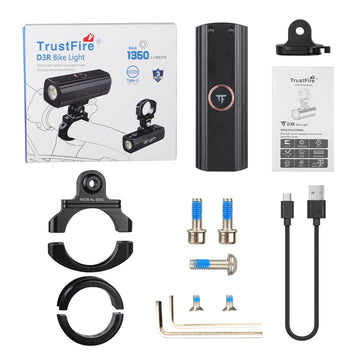 Trustfire D3R Professioneller Scheinwerfer für Mountainbikes und Rennräder