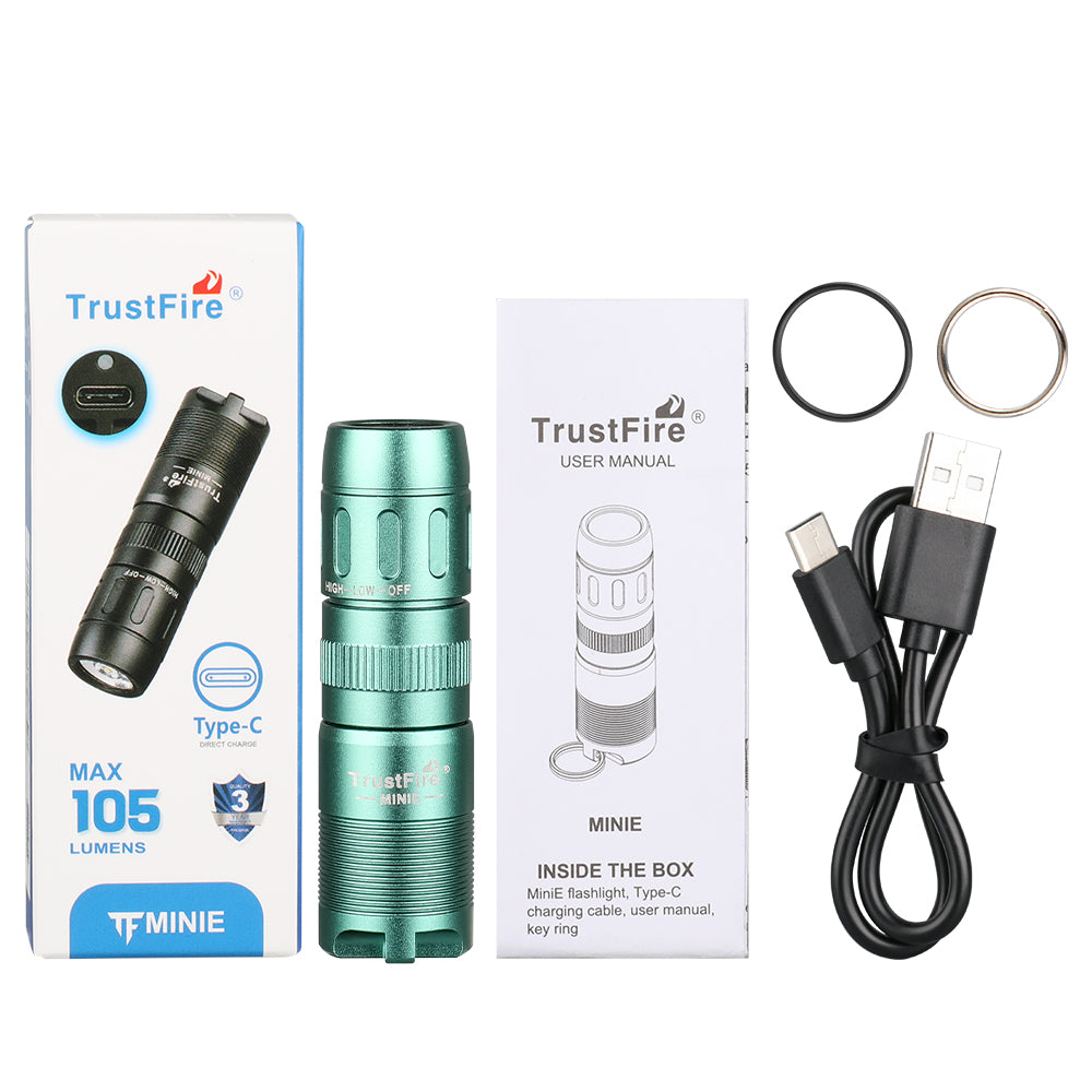 Trust Fire MINI FLASHLIGHT　MINI-06 5本セット MINIE KEYCHAIN FLASHLIGHT
