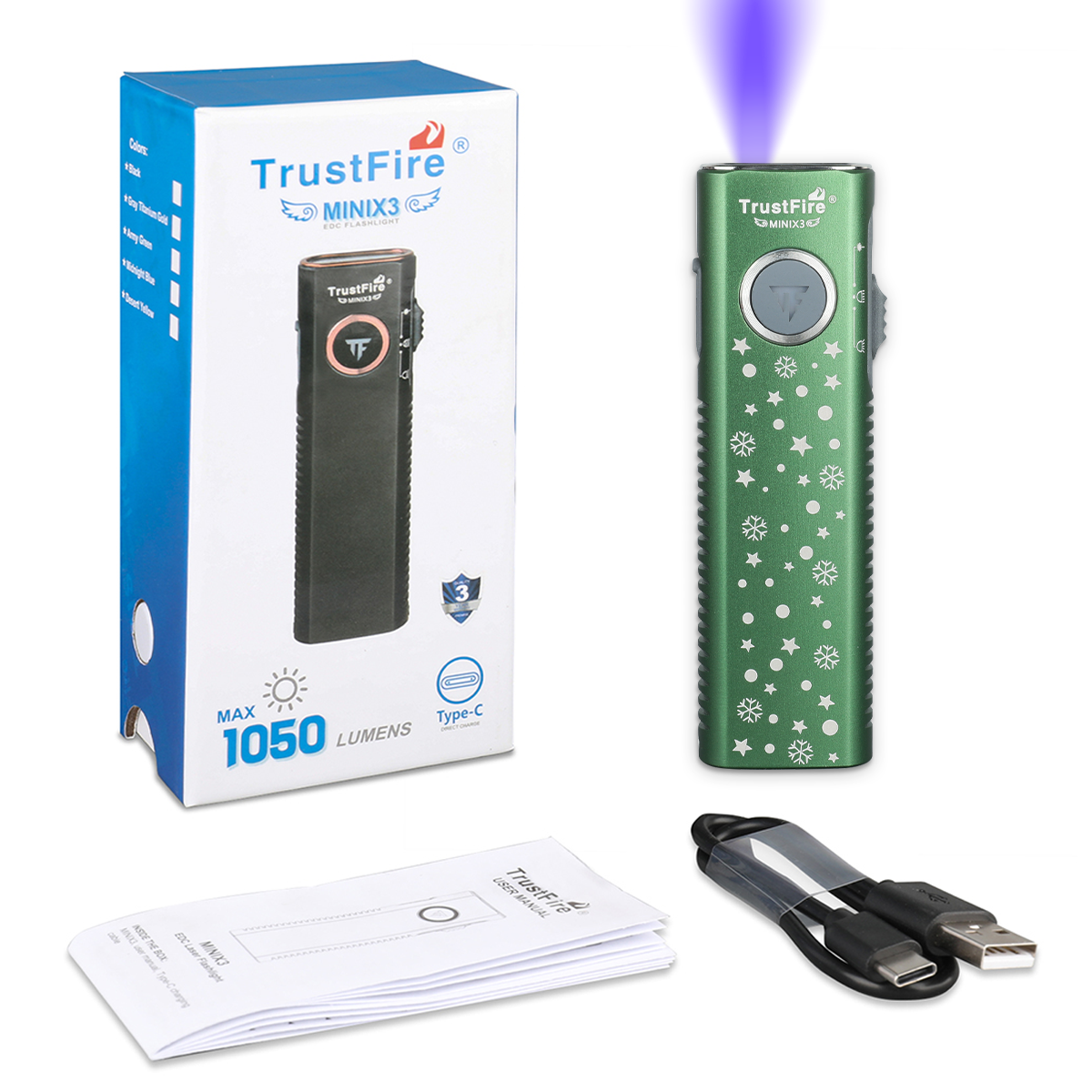 TrustFire MiniX3 EDC Multi-Function Flashlight Available TrustFire MiniX3 EDC Multi-Function Flashlight Available