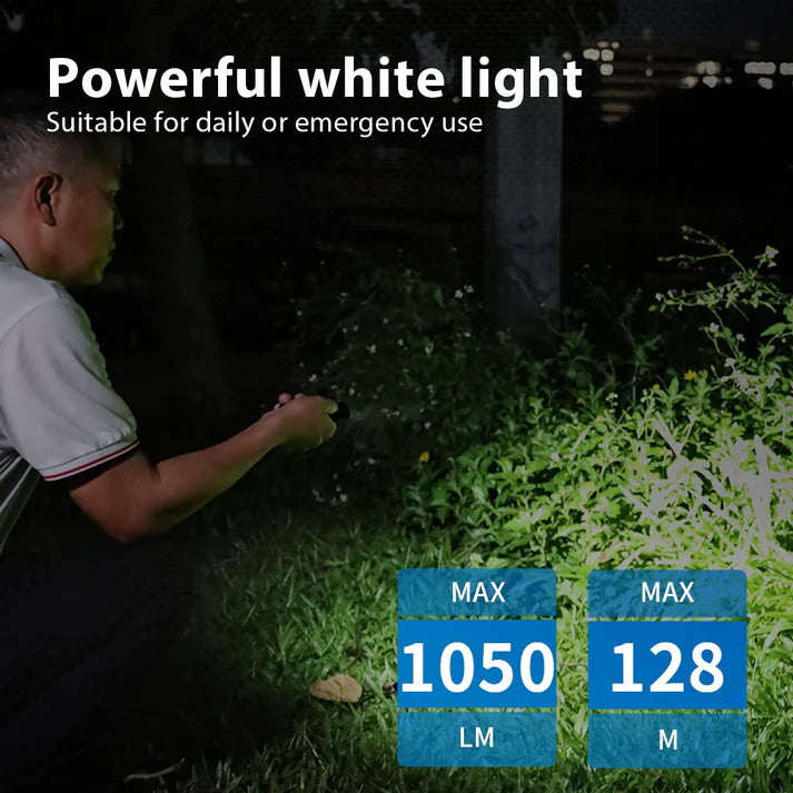 Mini EDC Multi-Function Flashlight with Laser
