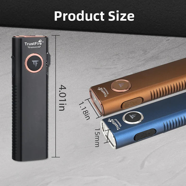 Mini EDC Multi-Function Flashlight with Laser