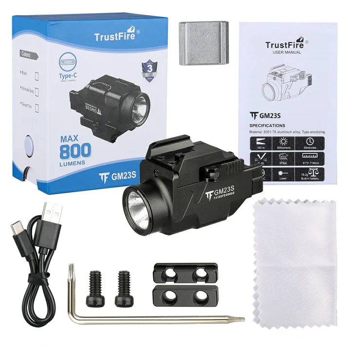 Tactical light and green laser combination