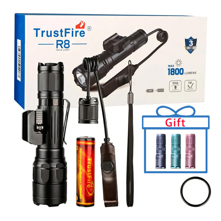 TrustFire R8 1800Lumen Rail Mount Flashlight(PURCHASE TO GET 20% OFF)