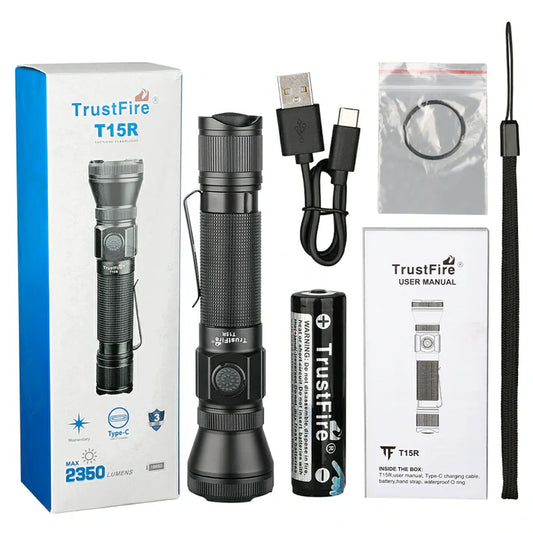 High Beam Tactical Flashlight 2350 Lumens