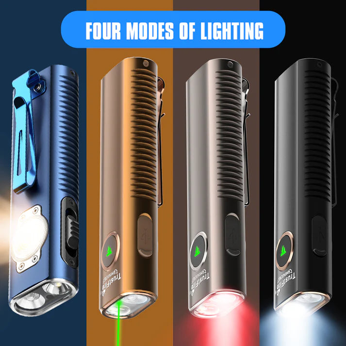 Multiple Function Flashlight TrustFire Mini X3 EDC Multi-Function Flashlight Available with white l