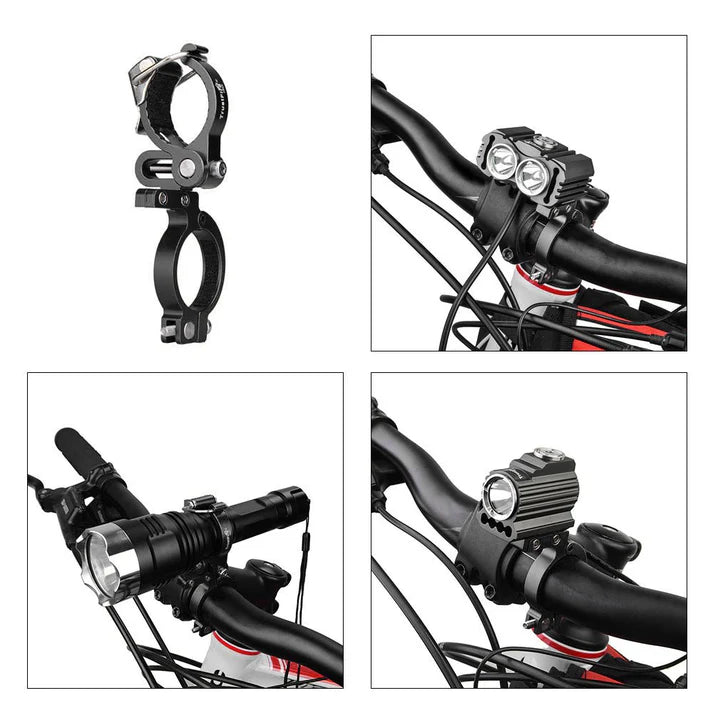 Bicycle flashlight mount sale