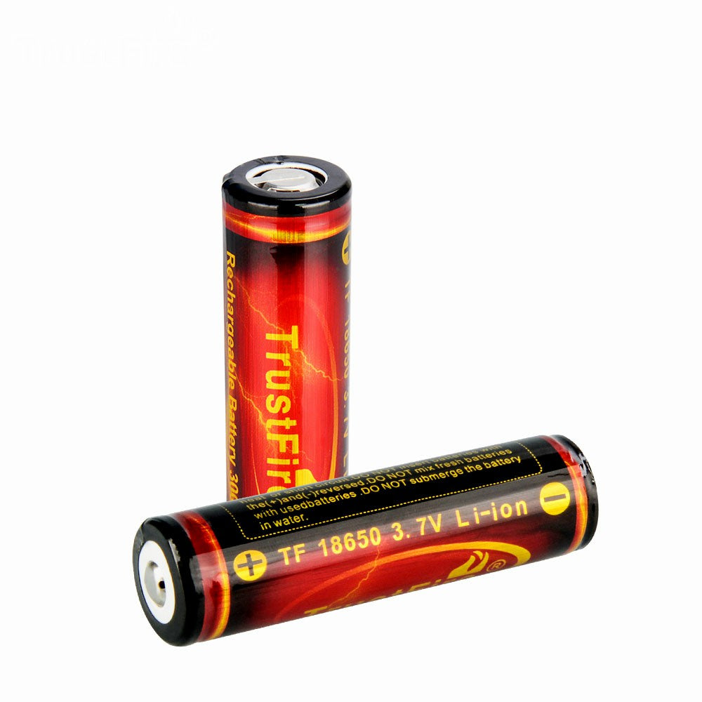 2xTF 18650 3000mAh Batteries